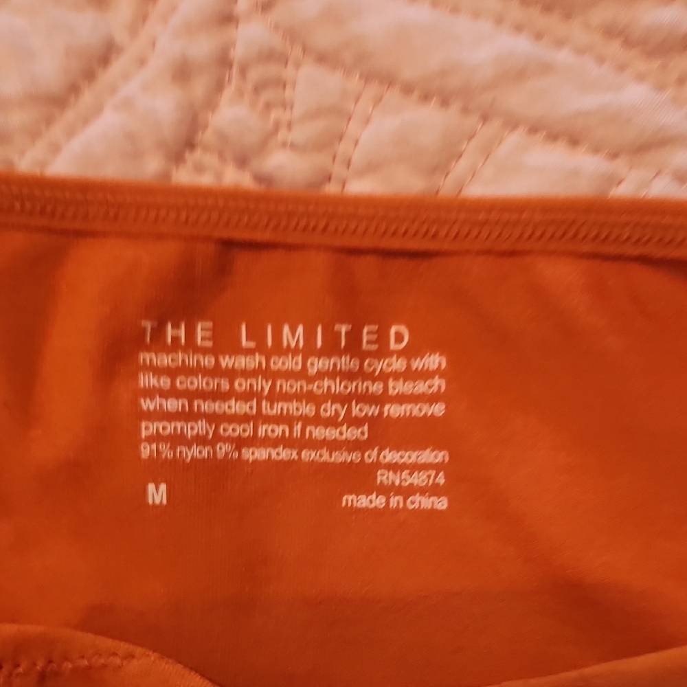 The Limited Orange Fitted Camisole Top - Picture 6 of 6